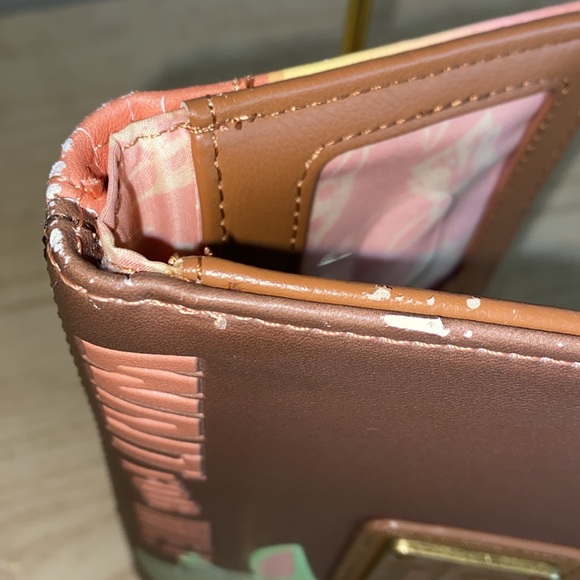 Loungefly Star Wars The Child Brown Zip Wallet - 'Wait For Me' - Picture 6 of 9